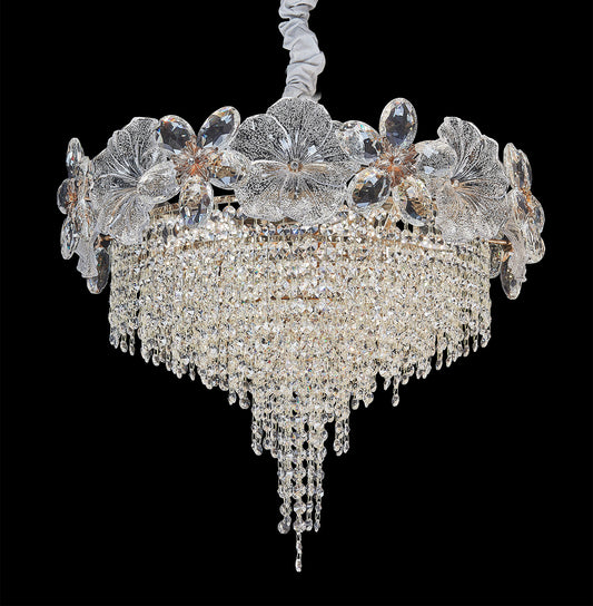Light luxury simple crystal chandelier