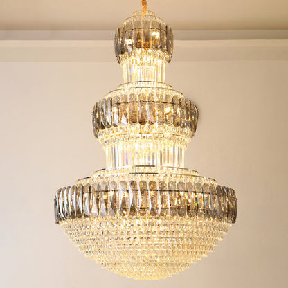 Crystal luxury pendant light living room villa