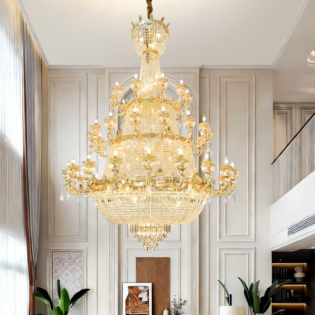 European crystal villa chandelier