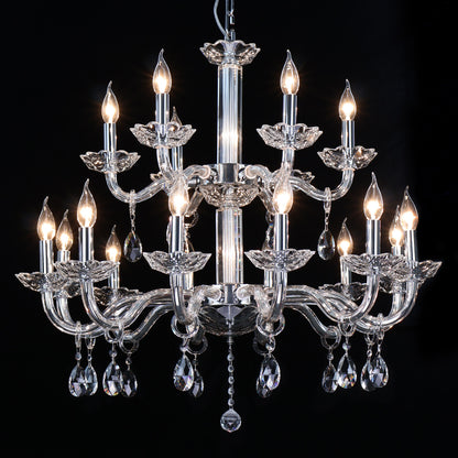 European crystal chandelie living room lighting luxurious villa bedroom crystal light