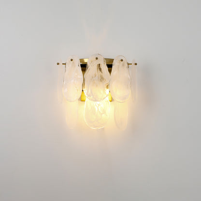 Postmodern glass chandelier modern minimalist style