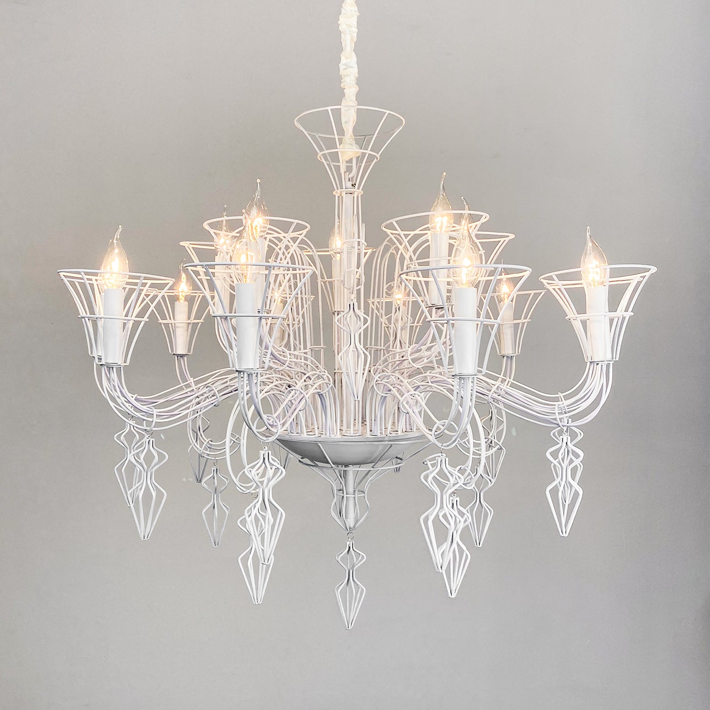 American simple iron art chandelier