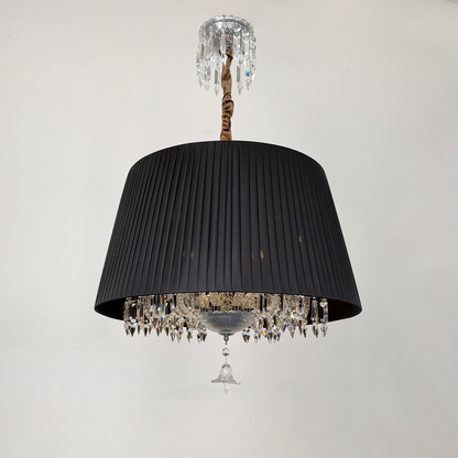 Candle-style crystal chandelier, European-style crystal lamp, pendant light fixture