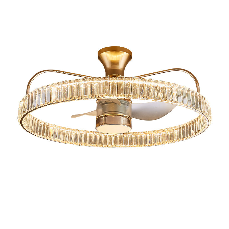 Fan light, dining room light, bedroom light, crystal chandelier, ceiling light