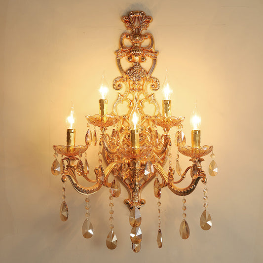 309 Yu Huaqi Lighting European style zinc alloy crystal wall lamp