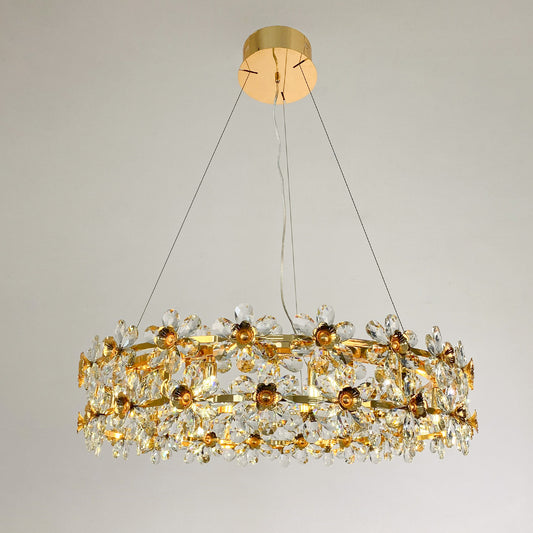 Light luxury simple crystal chandelier