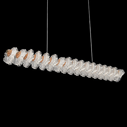 Postmodern simple acrylic dining chandelier