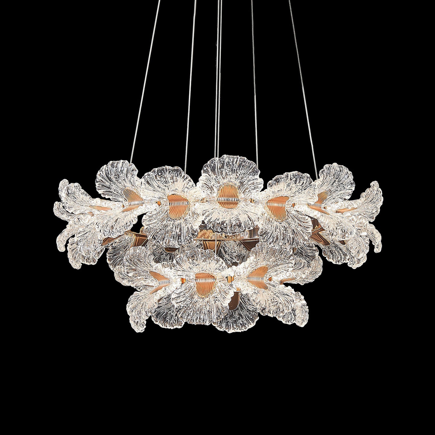 Modern simple acrylic chandelier