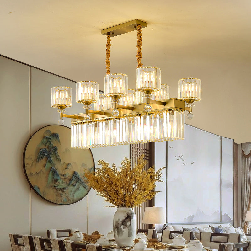 Crystal chandelier, modern minimalist
