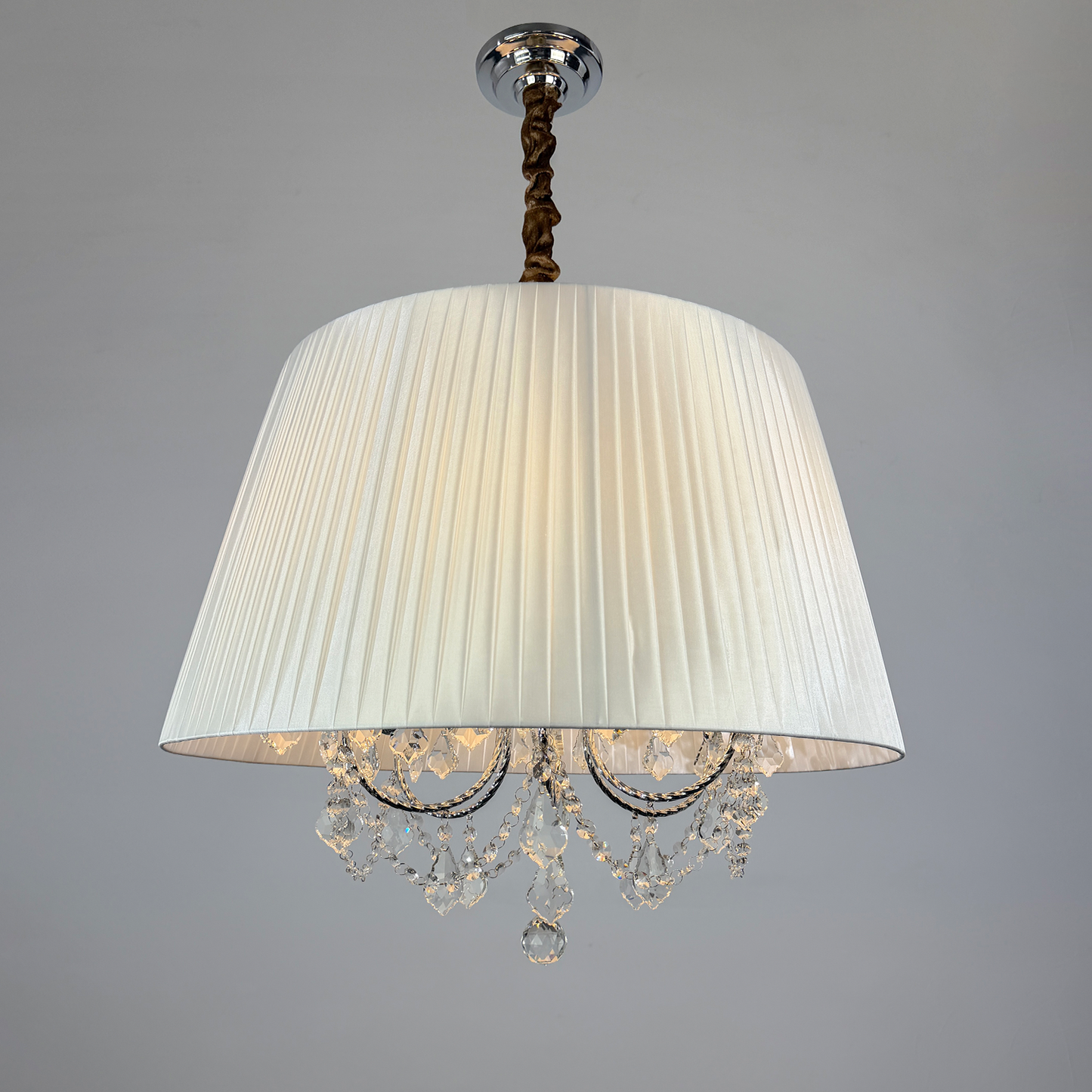 Candle-style crystal chandelier, European-style crystal lamp, pendant light fixture