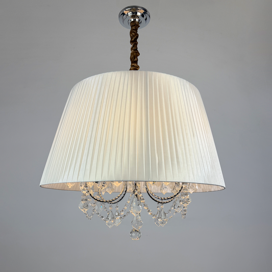 Candle-style crystal chandelier, European-style crystal lamp, pendant light fixture