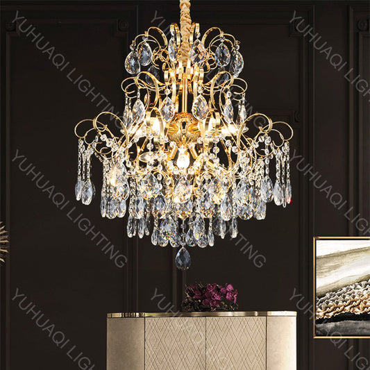 Light Luxury Crystal Chandelier HQ5007