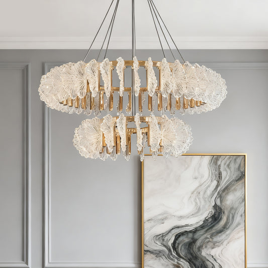 Postmodern acrylic simple chandelier