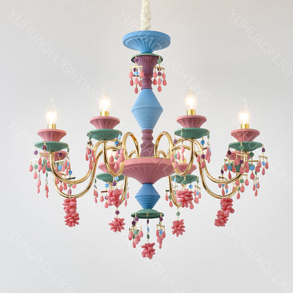 Macaron Crystal Chandelier HQ9210