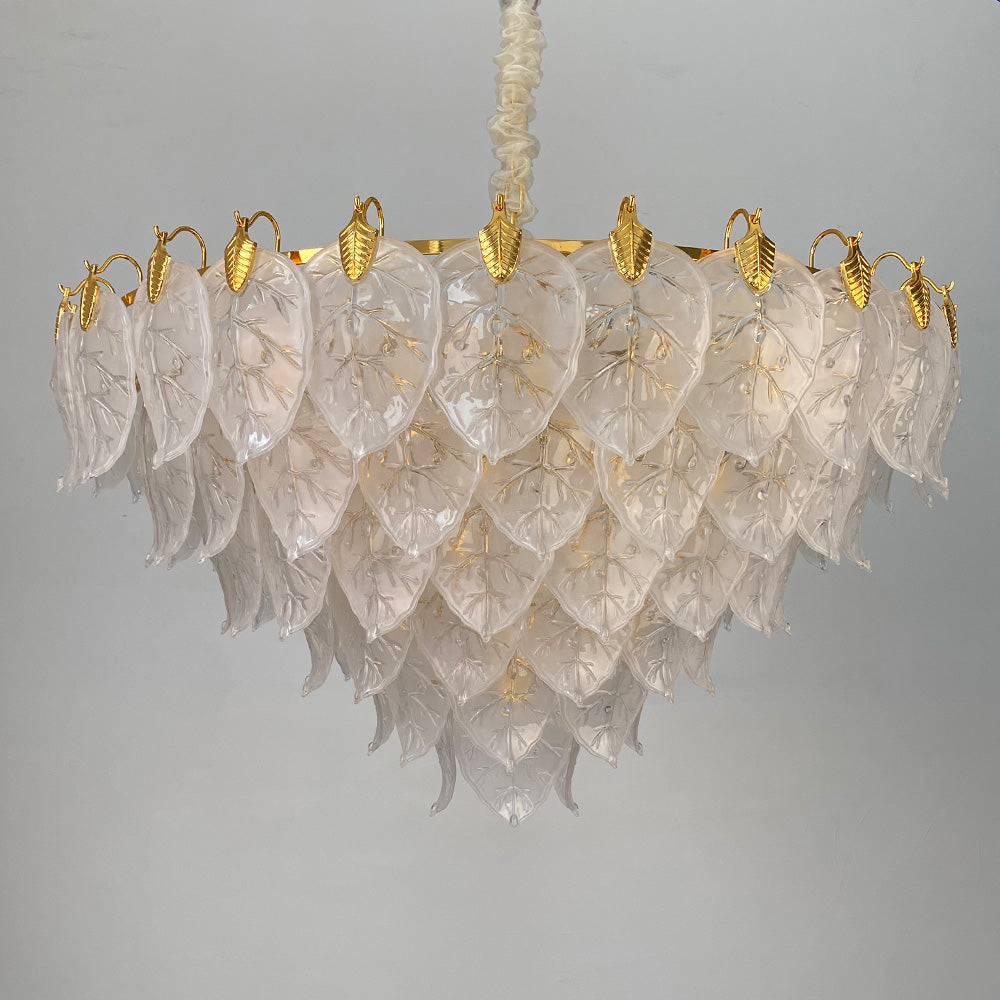 Light luxury postmodern glass crystal chandelier