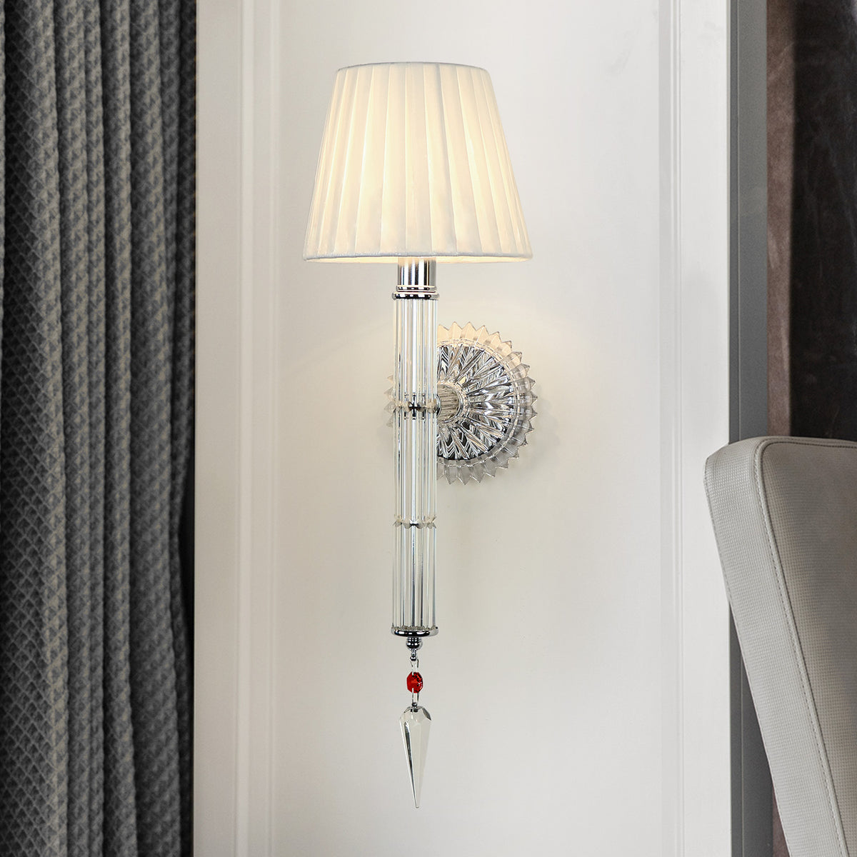 Crystal Wall Lamp Corridor European Style