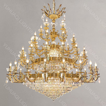 Zinc Alloy Crystal Chandelier HQ9080