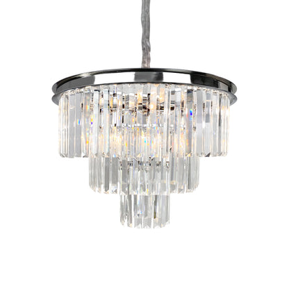 Light luxury postmodern glass crystal chandelier