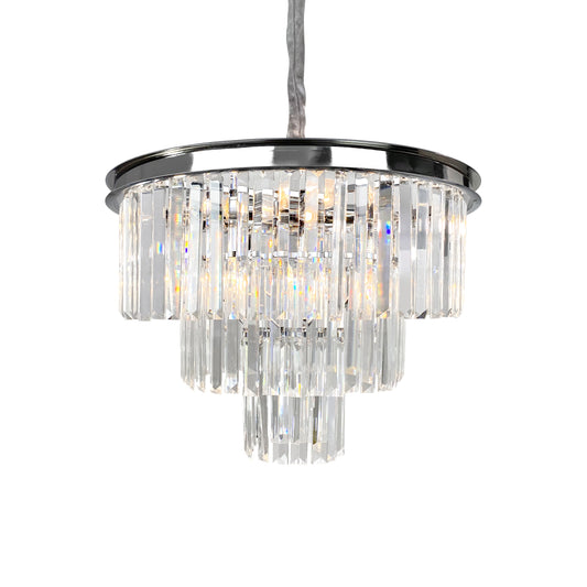 Light luxury postmodern glass crystal chandelier
