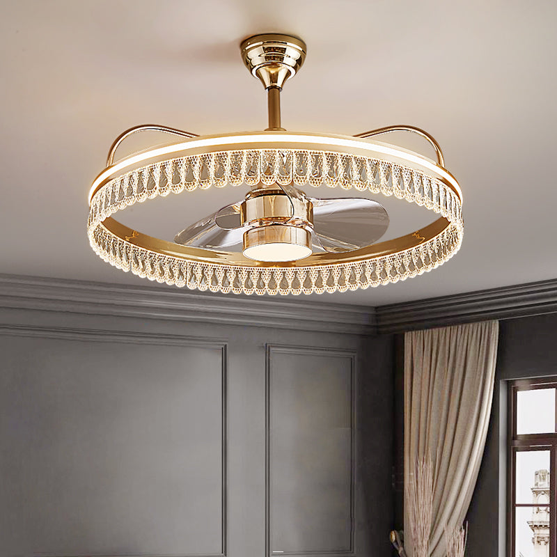 Fan light, dining room light, bedroom light, crystal chandelier, ceiling light