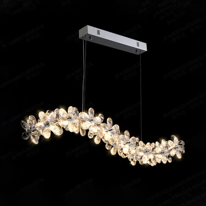 Yuhuaqi Lighting Light Luxury Simple Chandelier Living Room Postmodern Candle Dining Chandelier