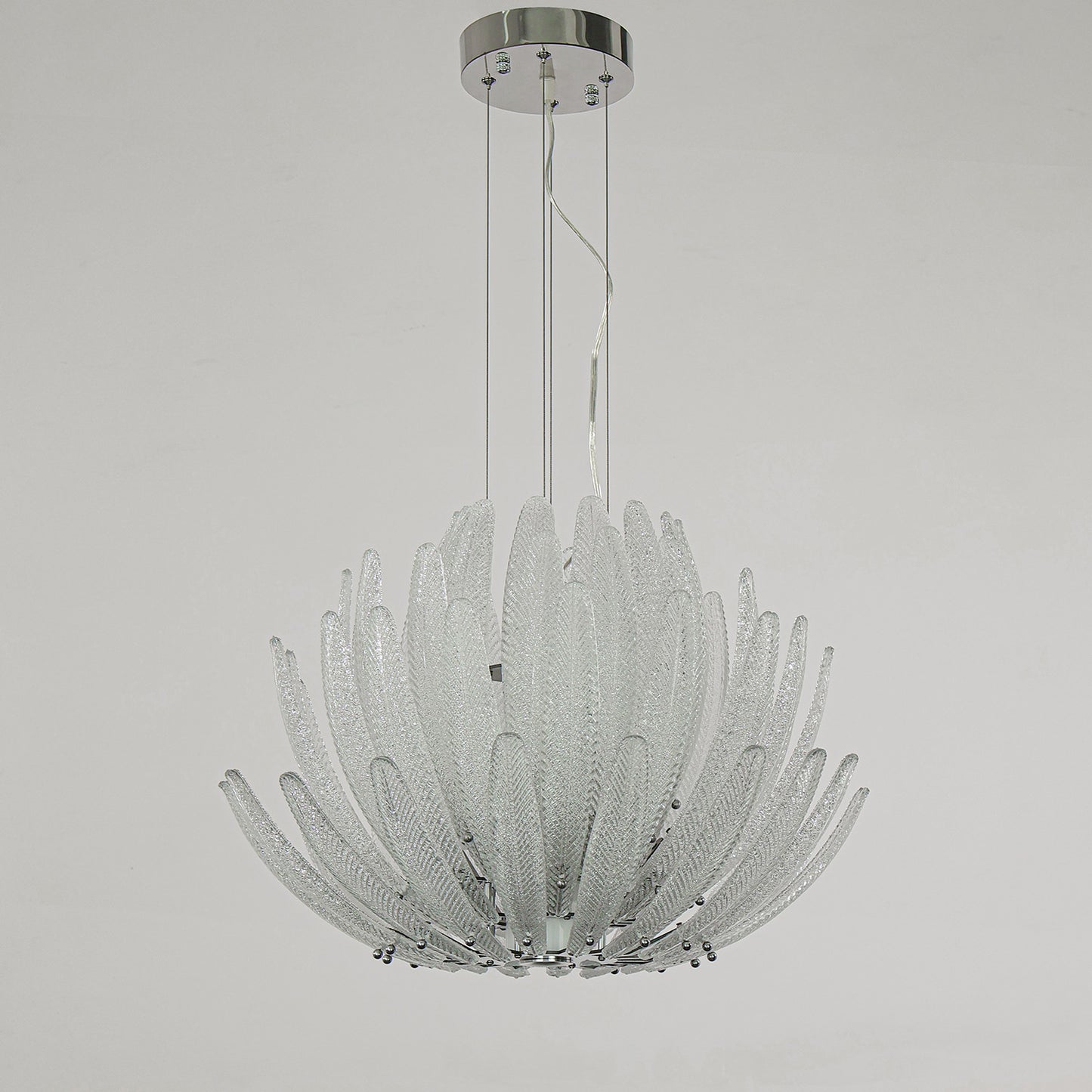 Modern minimalist living room glass pendant light branch shaped crystal light antique bedroom LED light