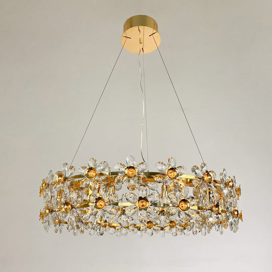 Light luxury simple crystal chandelier