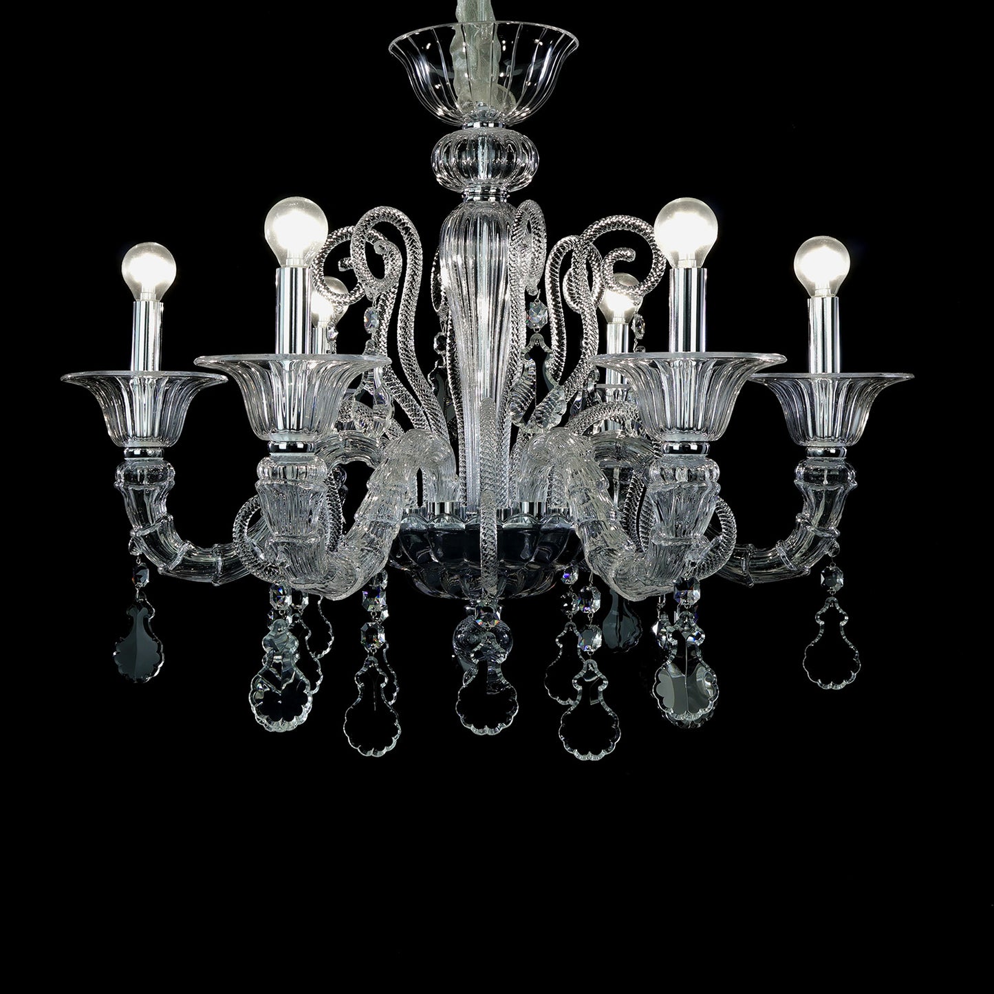 European crystal chandelie living room lighting luxurious villa creative atmospheric light LED bedroom crystal light