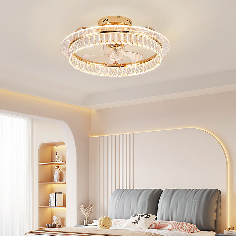 Fan light, dining room light, bedroom light, modern minimalist style HQC6875-6215/X4180-3465