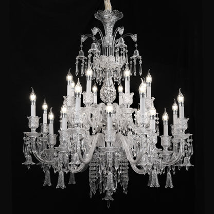 European candle crystal chandelier