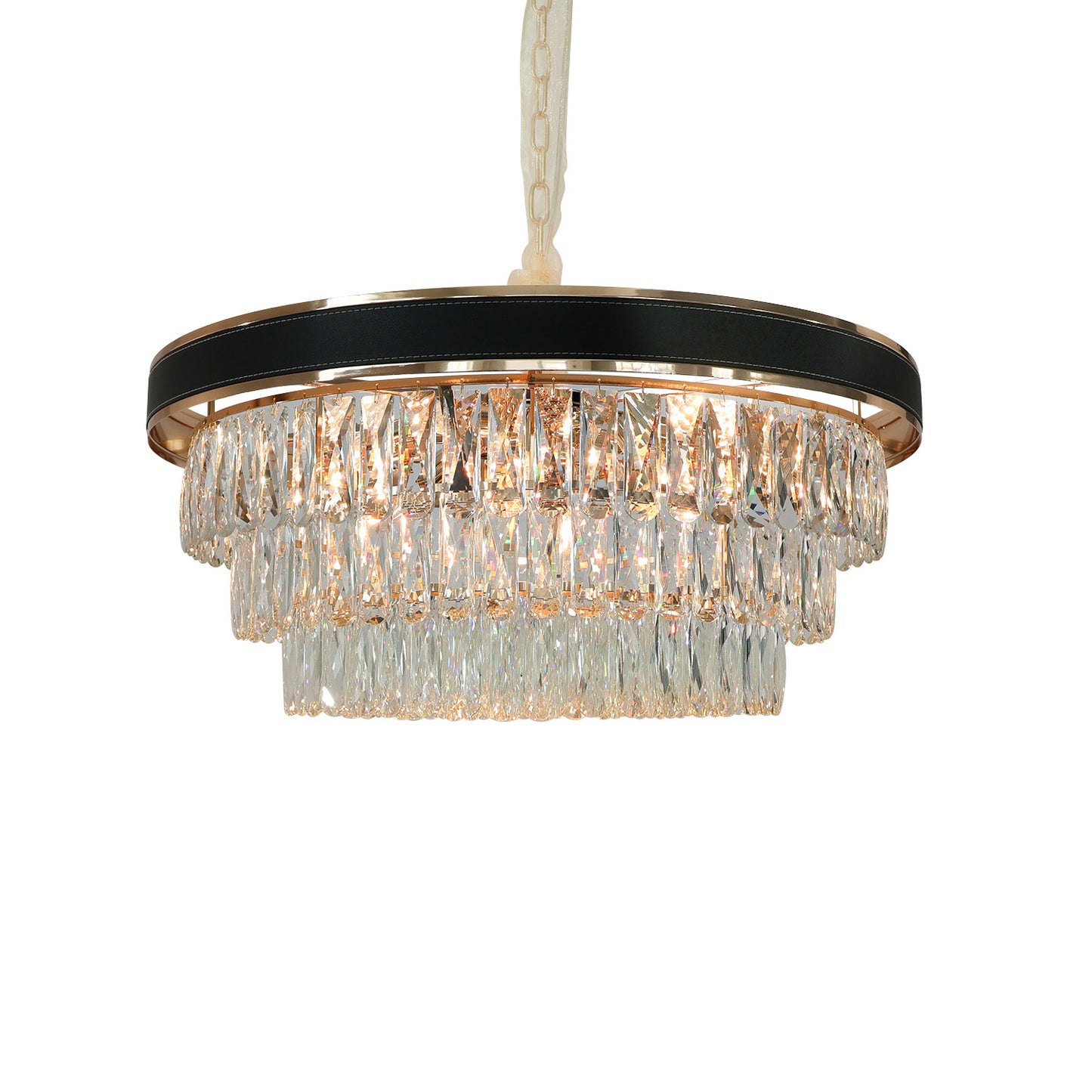 Crystal chandelier, understated luxury crystal chandelier, living room chandelier