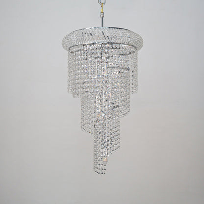 Crystal pendant light villa hall luxury pendant light