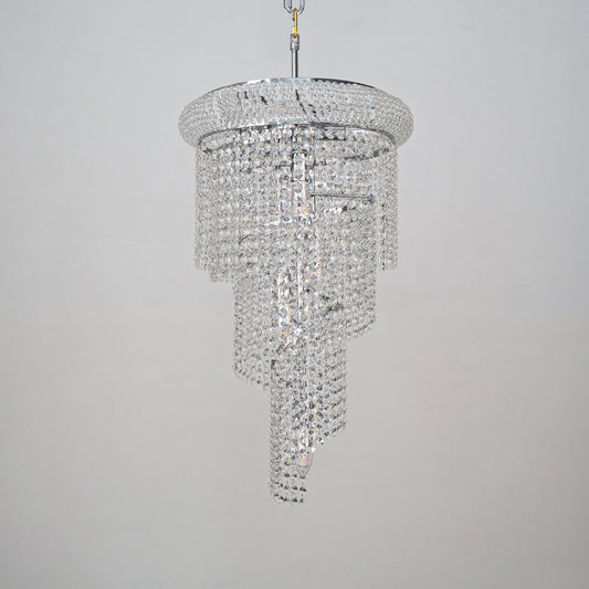 Crystal pendant light villa hall luxury pendant light