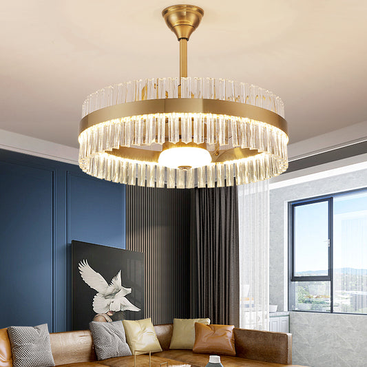 Fan light, dining room light, bedroom light, crystal light, crystal chandelier