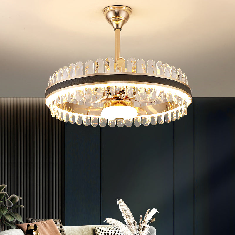 Fan light, dining room light, bedroom light, crystal light, crystal chandelier