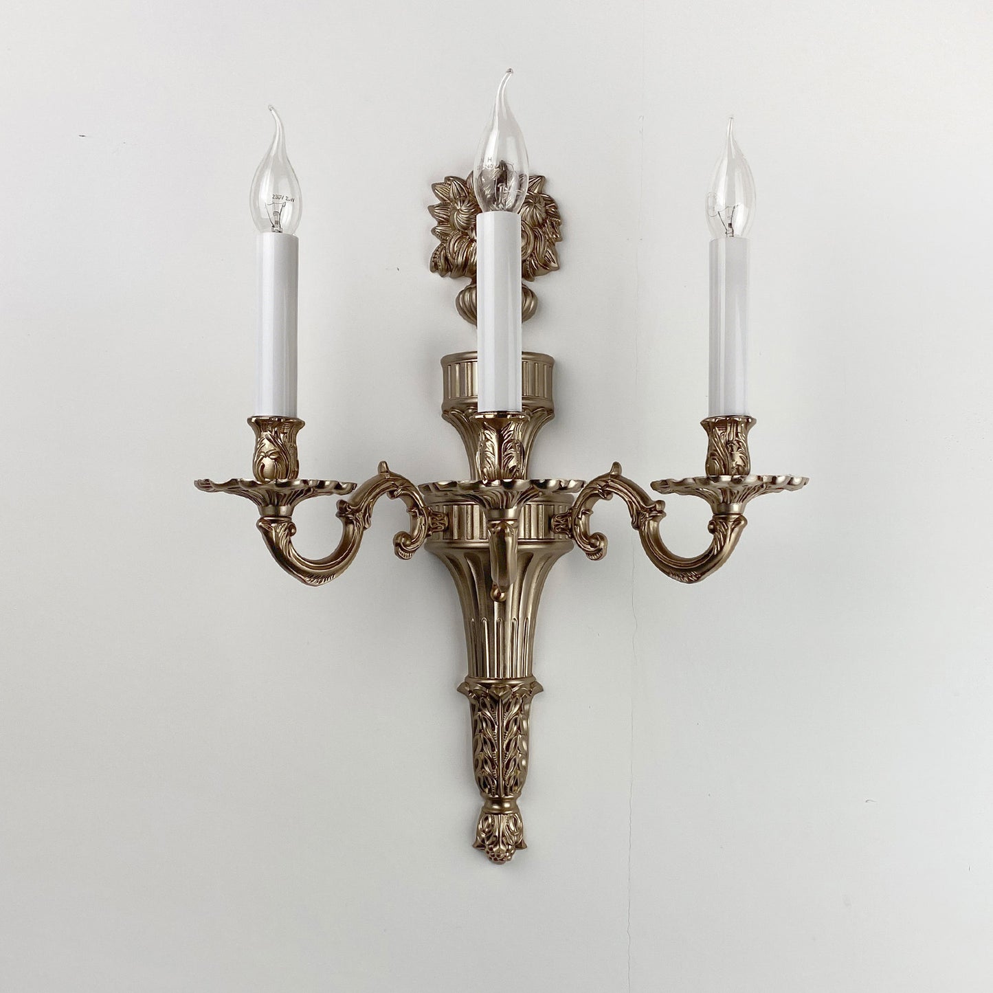 Zinc alloy candle crystal wall lamp hotel villa wall lamp