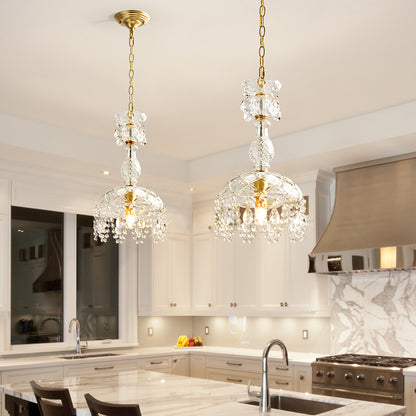 Crystal chandelier, dining room chandelier, hallway chandelier