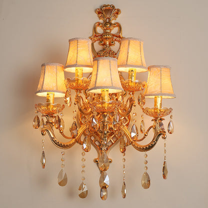 309 Yu Huaqi Lighting European style zinc alloy crystal wall lamp