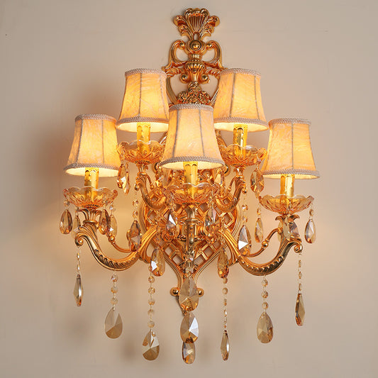 309 Yu Huaqi Lighting European style zinc alloy crystal wall lamp