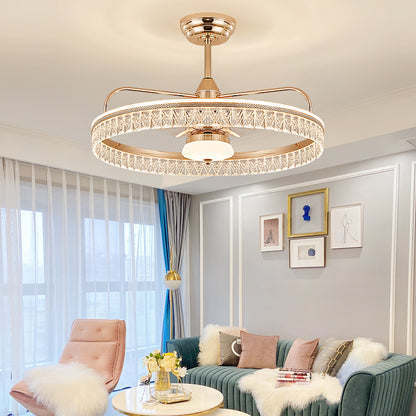 Fan light, dining room light, bedroom light, modern minimalist style HQC6050