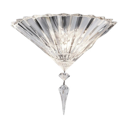 Transparent crystal wall lamp bedroom
