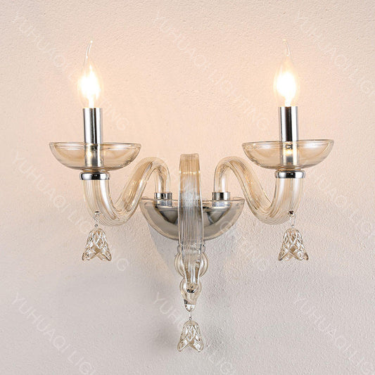 European-Style Minimalist Glass Wall Lamp HQ438