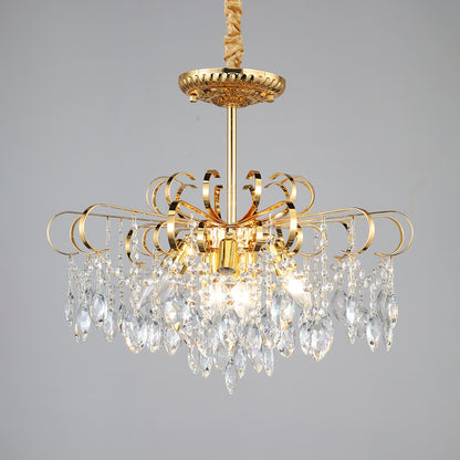 5020Wrought iron candle crystal chandelier