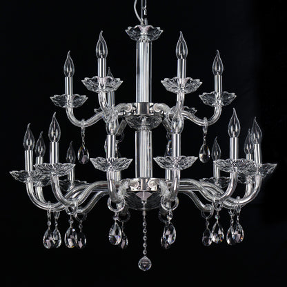 European crystal chandelie living room lighting luxurious villa bedroom crystal light