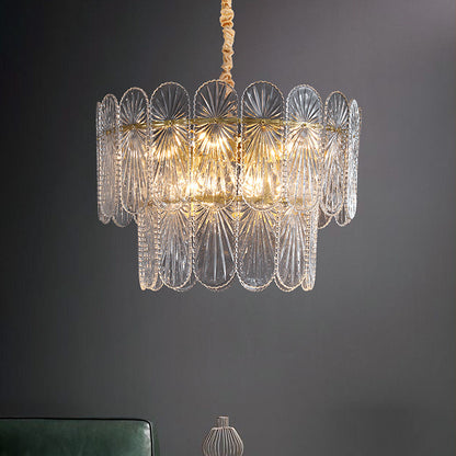 Wrought iron and glass chandeliers, dining room lights, hallway lights, living room lights, coffee shop lights