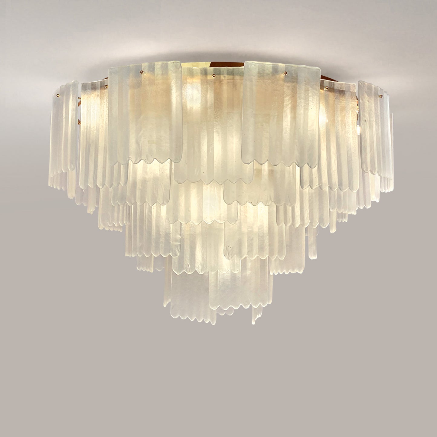 Postmodern glass ceiling light