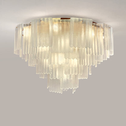 Postmodern glass ceiling light