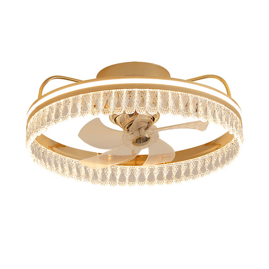 Fan light, dining room light, bedroom light, crystal chandelier, ceiling light