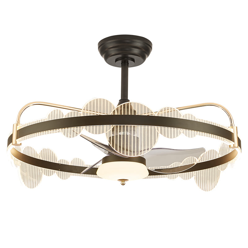 Fan light, dining room light, bedroom light, modern minimalist style HQC4620-5115