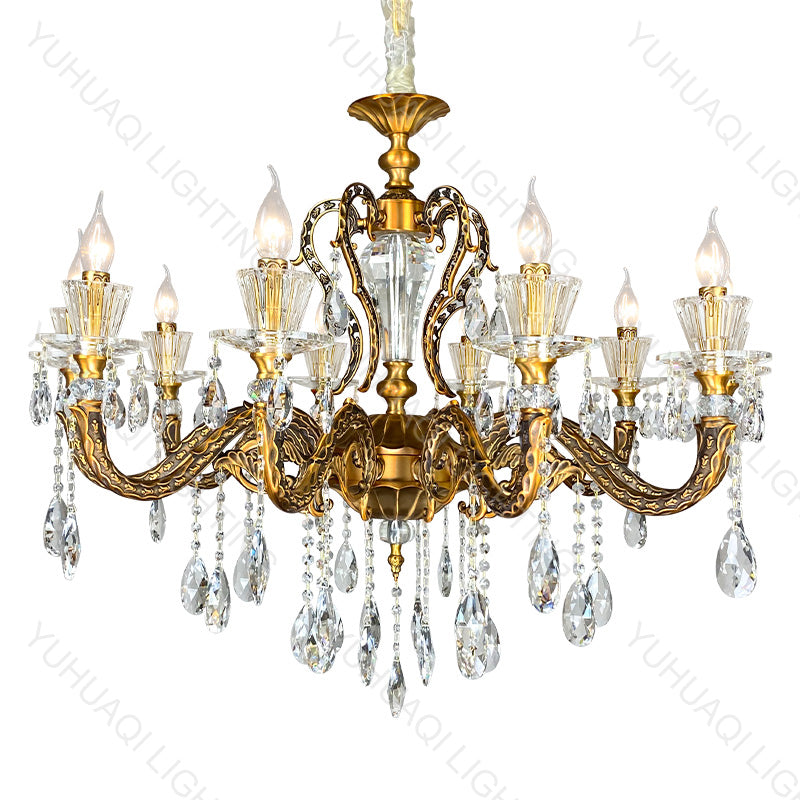 All-Copper Crystal Chandelier